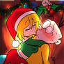 Christmas Ed Edd n Eddy Eddy and  Nazz kiss