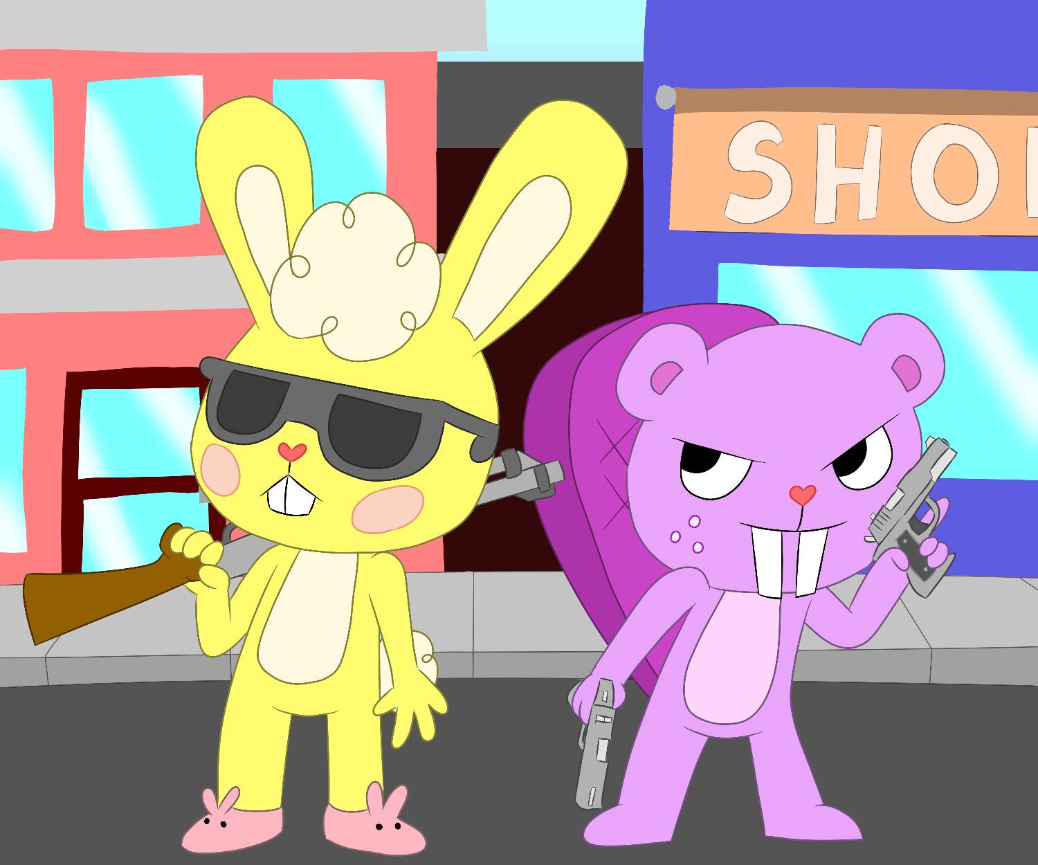 HTF: The boys are back! by TheUnlikelyHuman on DeviantArt