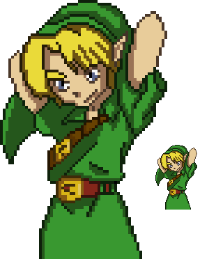Pixilart - Link - Zelda 2 by colenathan08