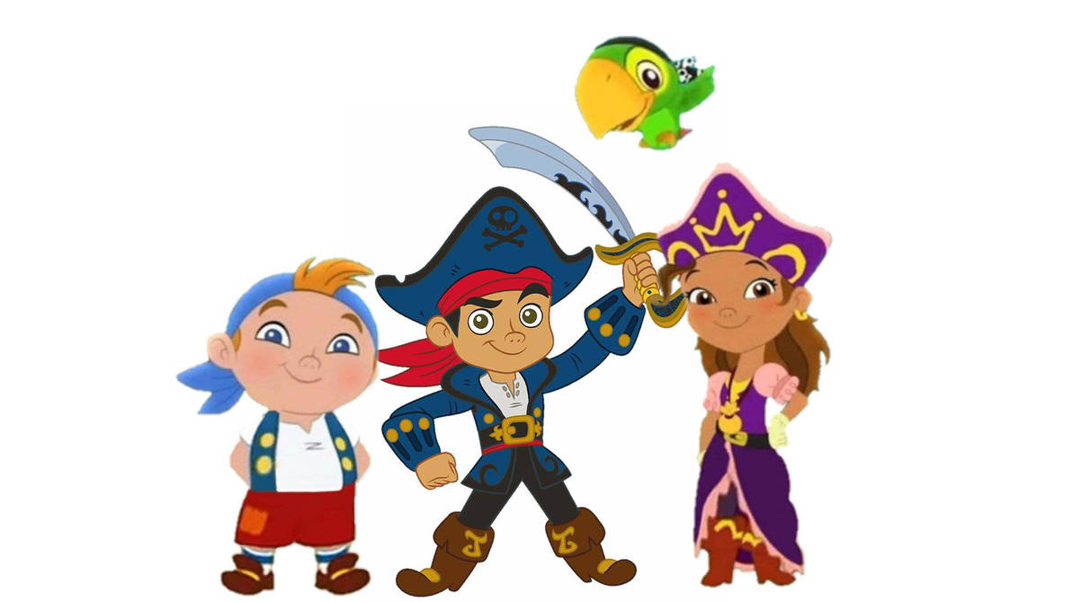 Princess Izzi Captain Jake, Princess Izzy, Cubby and Skully by JoseCorona on DeviantArt