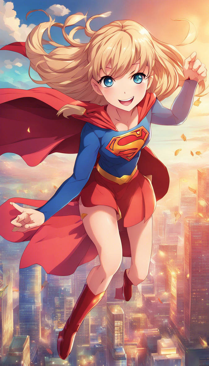 Happy Supergirl
