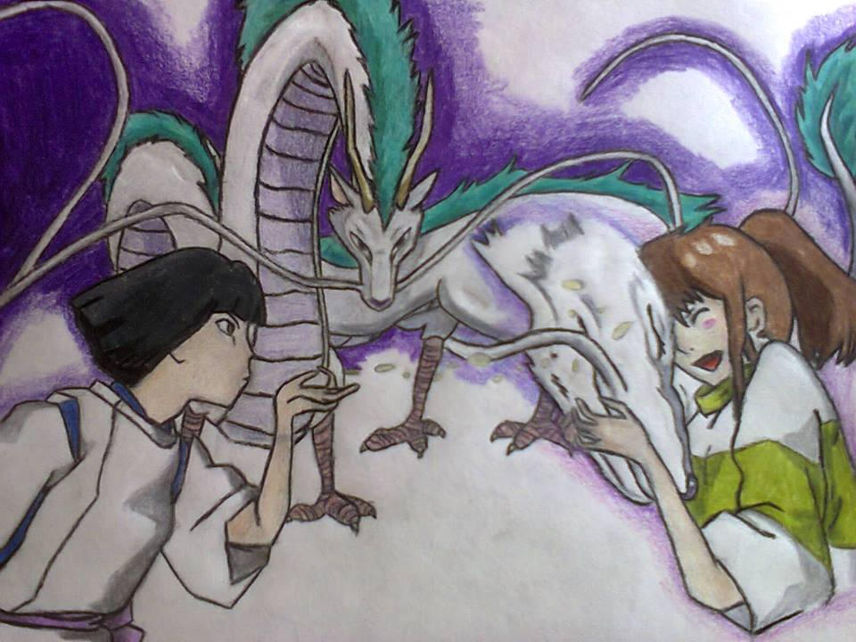 Haku And Chihiro By Magnoliave On DeviantArt haku-and-chihiro-by-magnoliave-on-deviantart