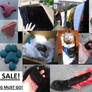 Huge fursuit supplies and parts sale!