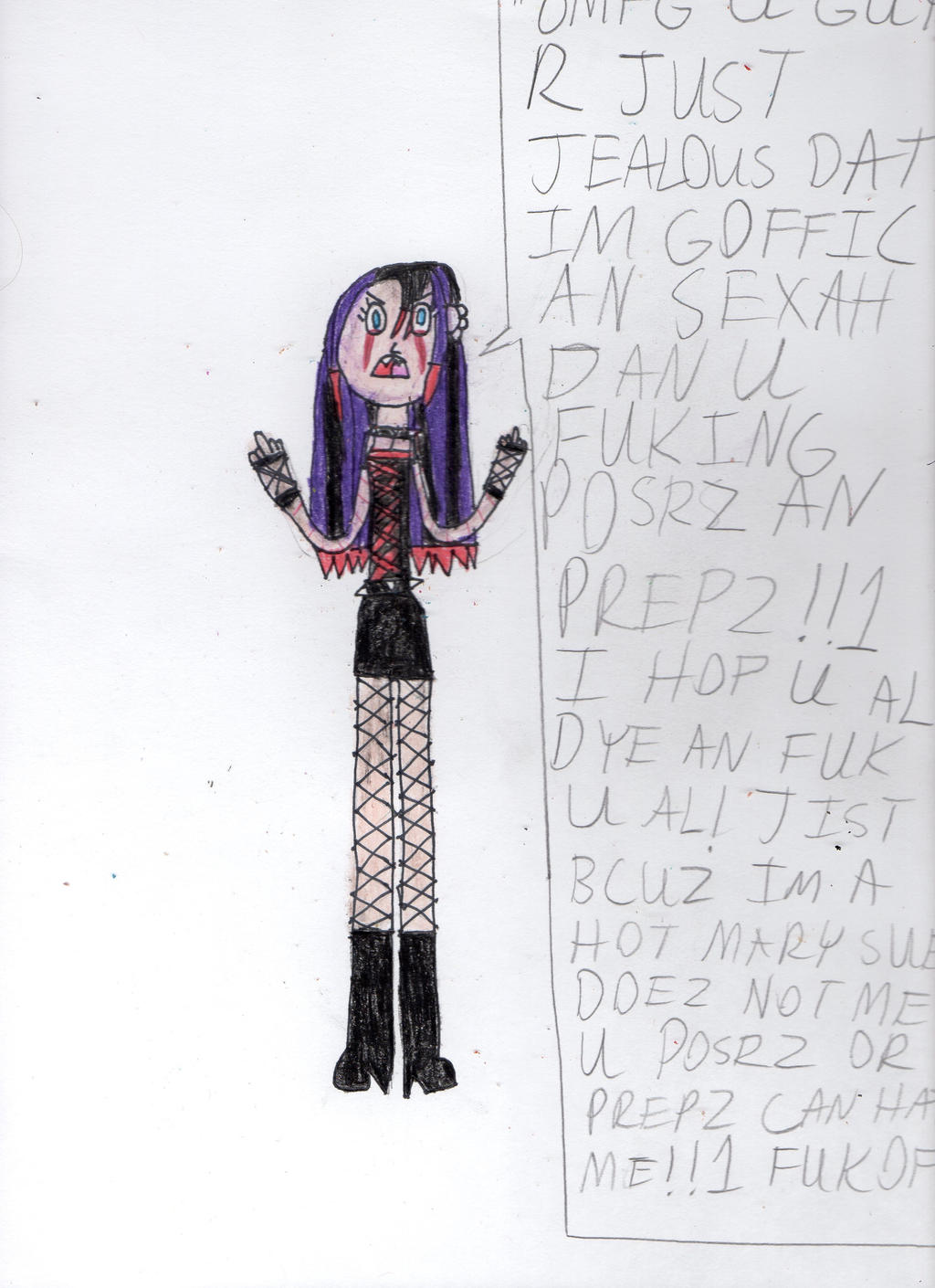 Ebony Dark'ness Dementia Raven Way by Muggle-Gem-Princess