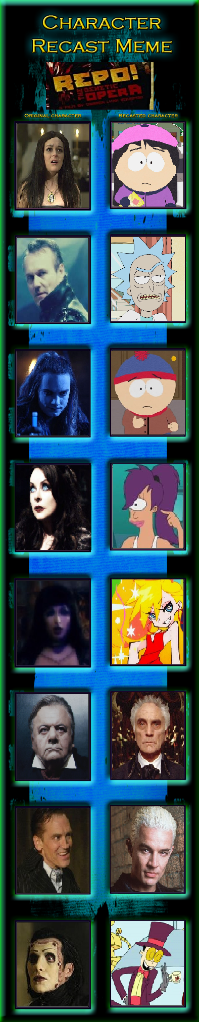 Recast Meme Repo The Genetic Opera By Muggle Gem Princess On Deviantart Recast Meme Repo The Genetic Opera By Muggle Gem Princess On Deviantart