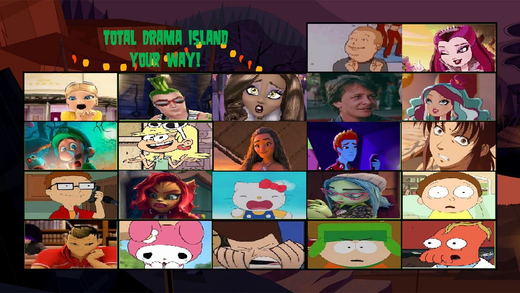 Total Drama Island My Way Cast by ds5799 on DeviantArt