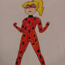 Peach as Ladybug