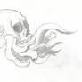 Tentacle Skull Sketch 30-11-17