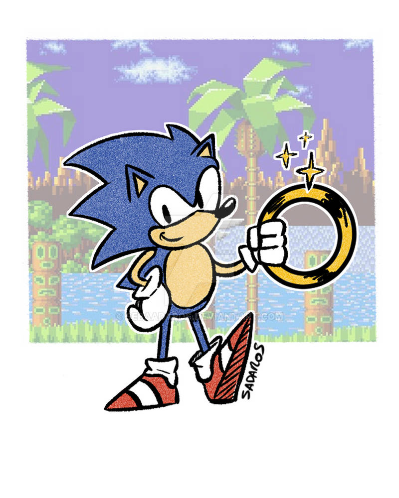 Sonic by sebaAdaros on DeviantArt