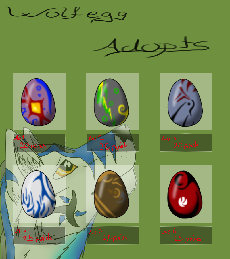 Wolf egg Adopts (Open)