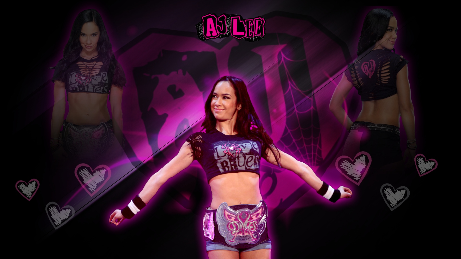 AJ Lee Wallpaper by RKv15 on DeviantArt AJ Lee Wallpaper by RKv15 on DeviantArt