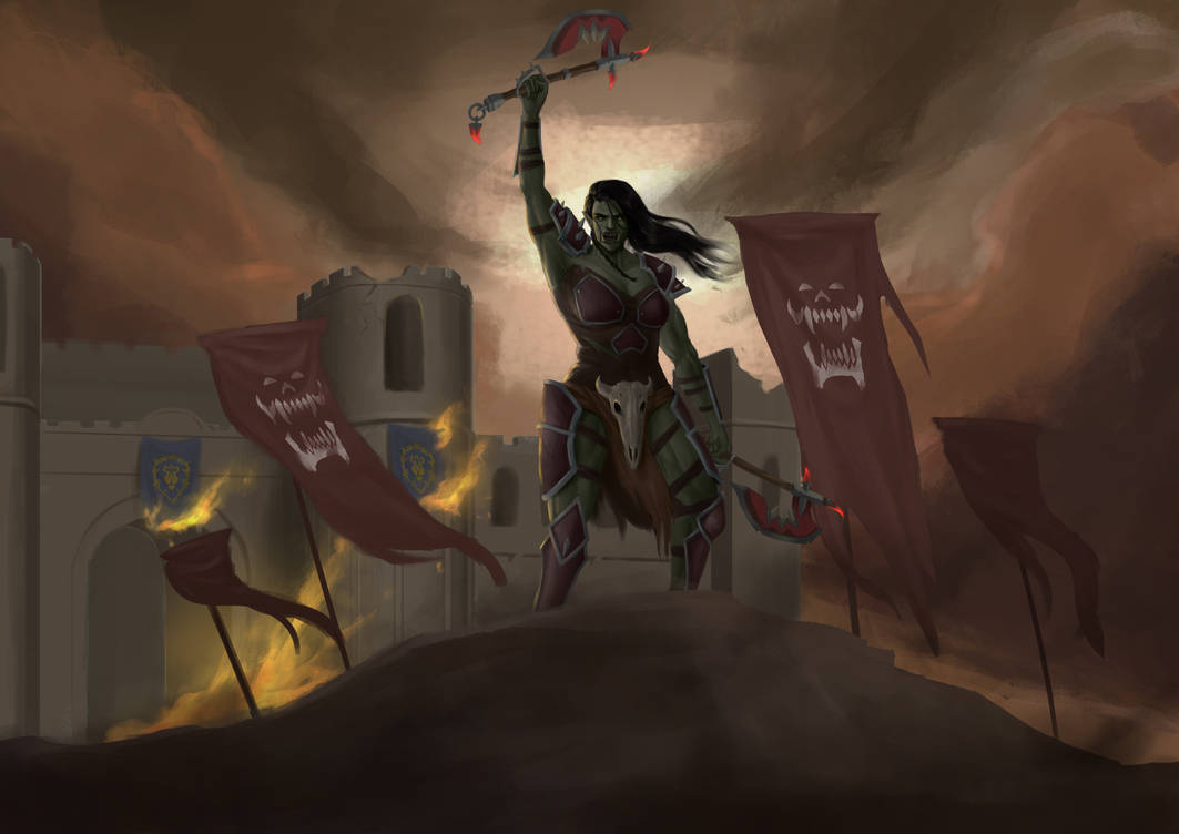 Orcess Commission of My WOW Orcess by SmokinWeedle97 on DeviantArt