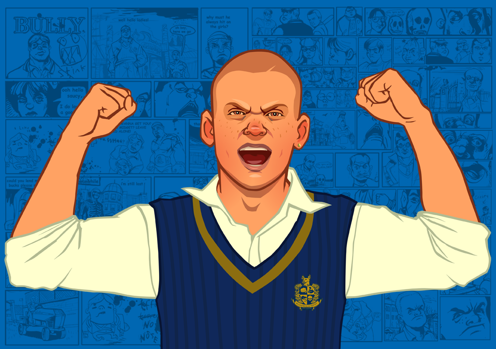 FANCONCEPT*This is my recent concept art for jimmy hopkins for bully 2 it's  just the first style I'm going to do more but I'm really thinking about  creating a ton of concepts