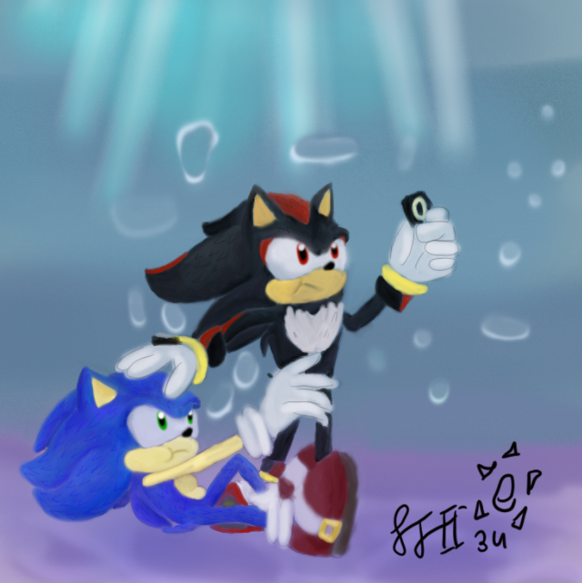 I drew this after binge-watching Sonic Prime. I need season 2 NOW  (g0ld_m3d4l_art) : r/SonicTheHedgehog