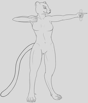 Cheetah hightech long bow Linework