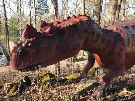 Ceratosaurus face sculpt