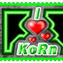 I love KoRn stamp