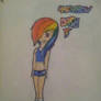 Human Rainbow Dash 2. summer 2012