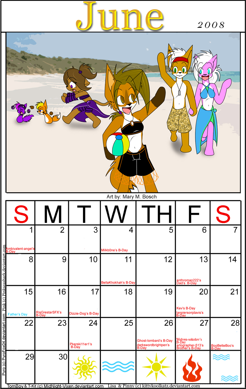 June 2008 Calendar by MidNight-Vixen on DeviantArt june-2008-calendar-by-midnight-vixen-on-deviantart