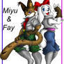 Fay and Miyu .:colored:.