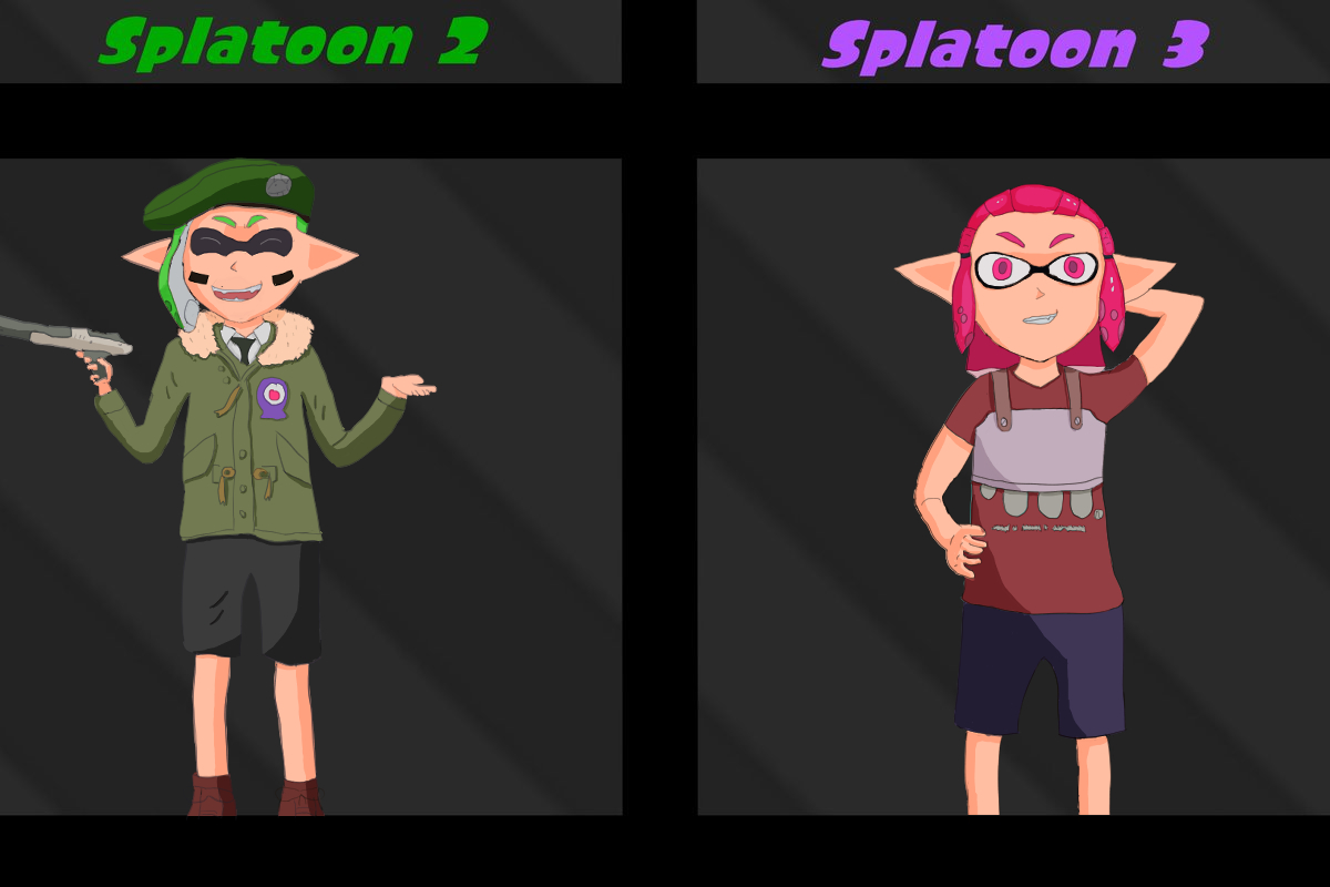 Splatoon Evolution by footmenn on DeviantArt