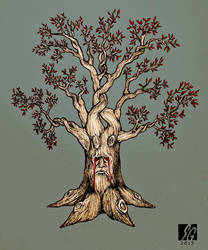 Weirwood Heart Tree