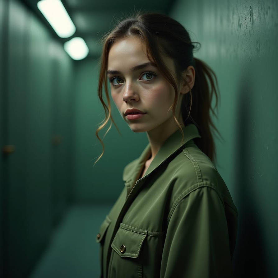 A gorgeous but dimwit robber in jail by greyhound680 on DeviantArt