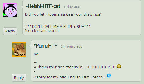 Flippmania the lying recolor by Heishi-HTF-cat on DeviantArt