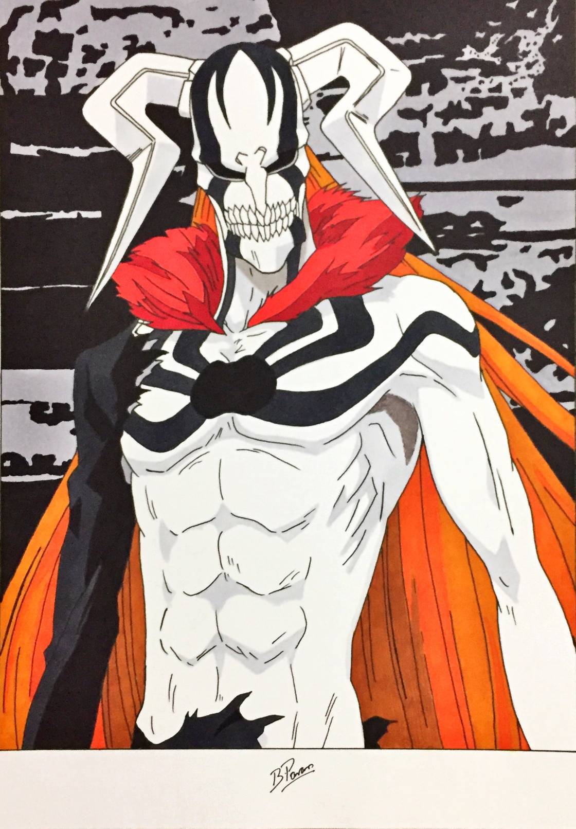 Vasto Lorde Hollow Ichigo V1 by matheus-san on DeviantArt