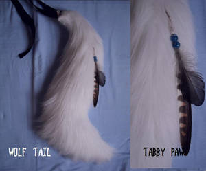 white wolf tail