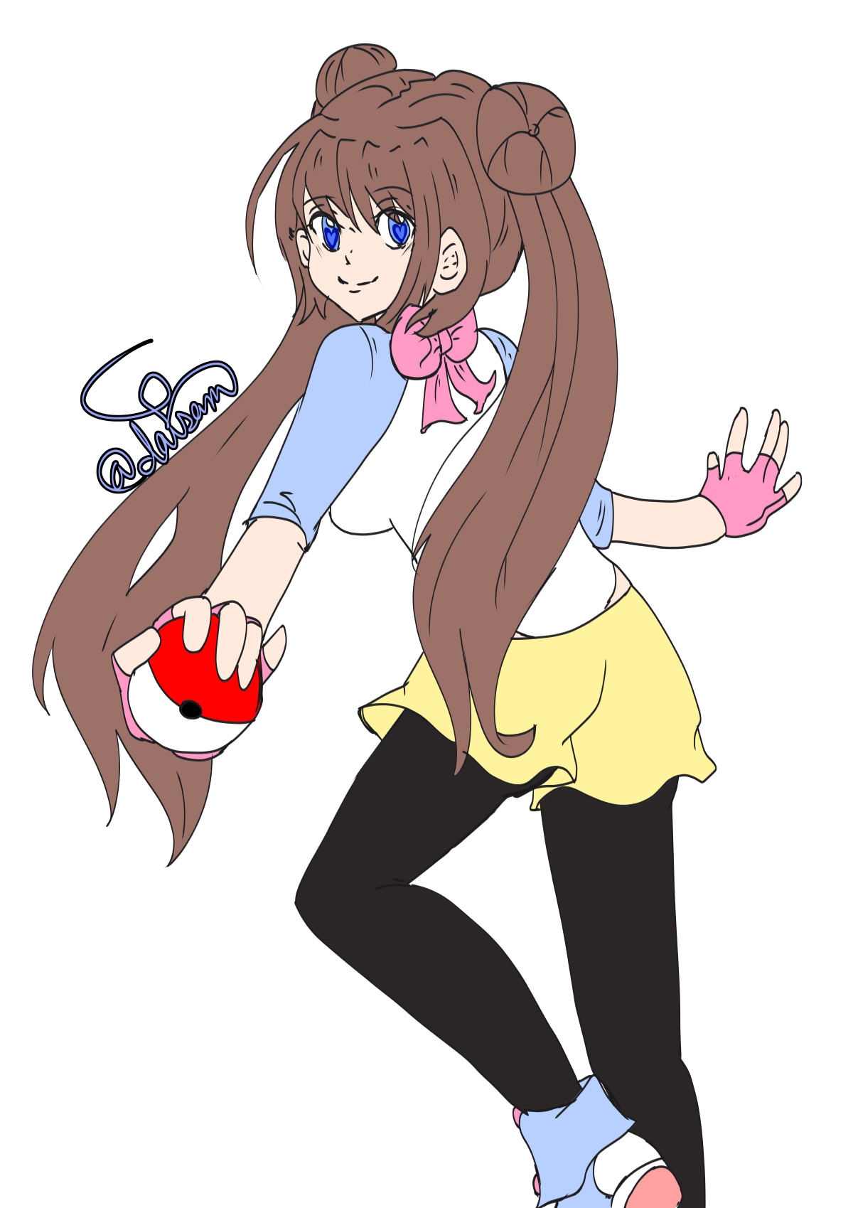 Pokemon Rosa by daisam on DeviantArt