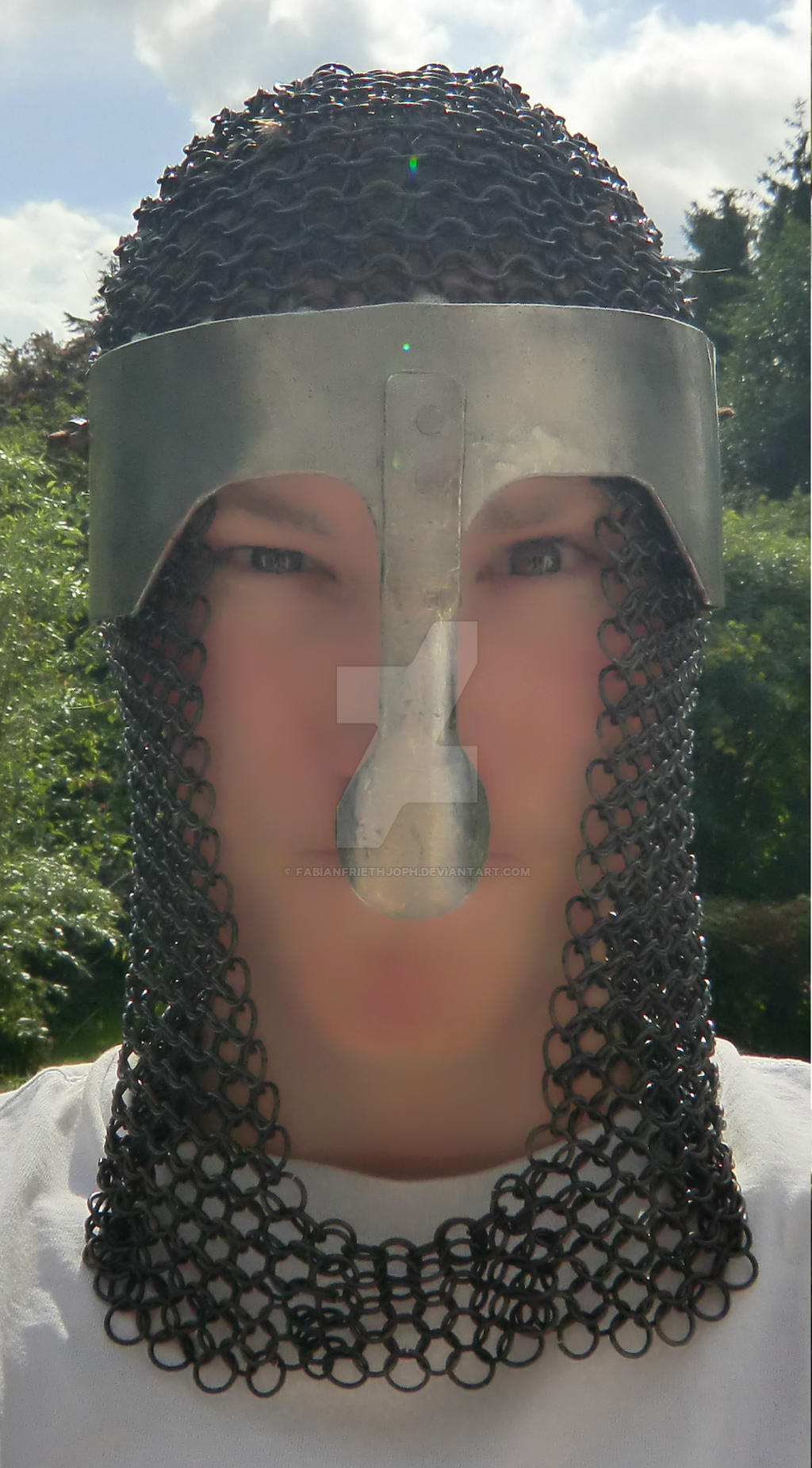 Chaimail Guard Chainmail and Forehead guard by FabianFriethjoph on DeviantArt