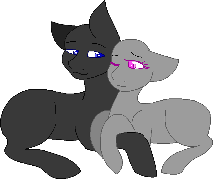 Cuddle Base Cuddling Pony Couple - Base by SpaghettiSub on DeviantArt