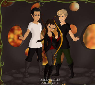 Gale, Katniss and Peeta
