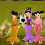 Mulan II: Chinese Princesses Su, Ting-Ting and Mei