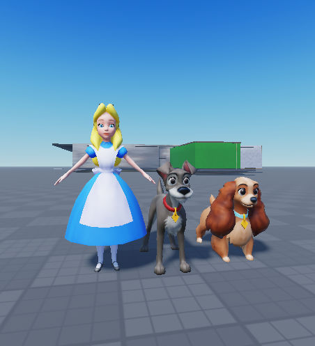 Disney Models Ports - Alice, Lady and Tramp! by DisembodiedDuck on ...