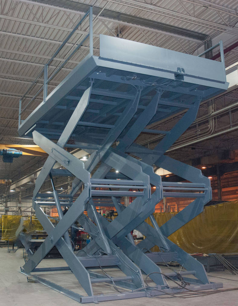 Twin-scissor-lift-goods-lift-commercial-lift-hydra by hydraulictech on ...
