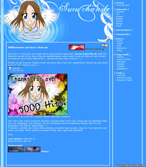 Suzuchan.de version 5 by SweetSuzu on DeviantArt