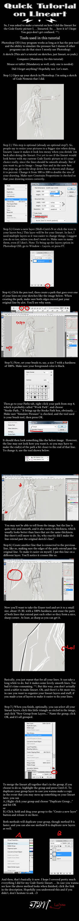 Lineart Tutorial 2