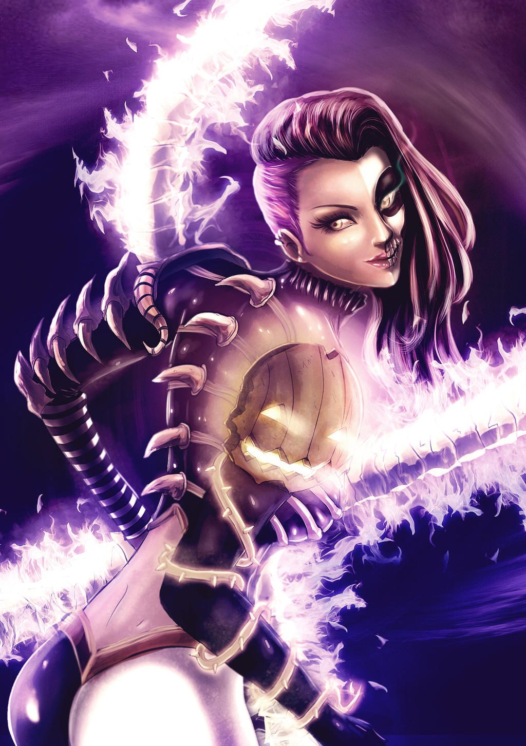 Irelia League Of Legends Halloween Skin By West182 On Deviantart