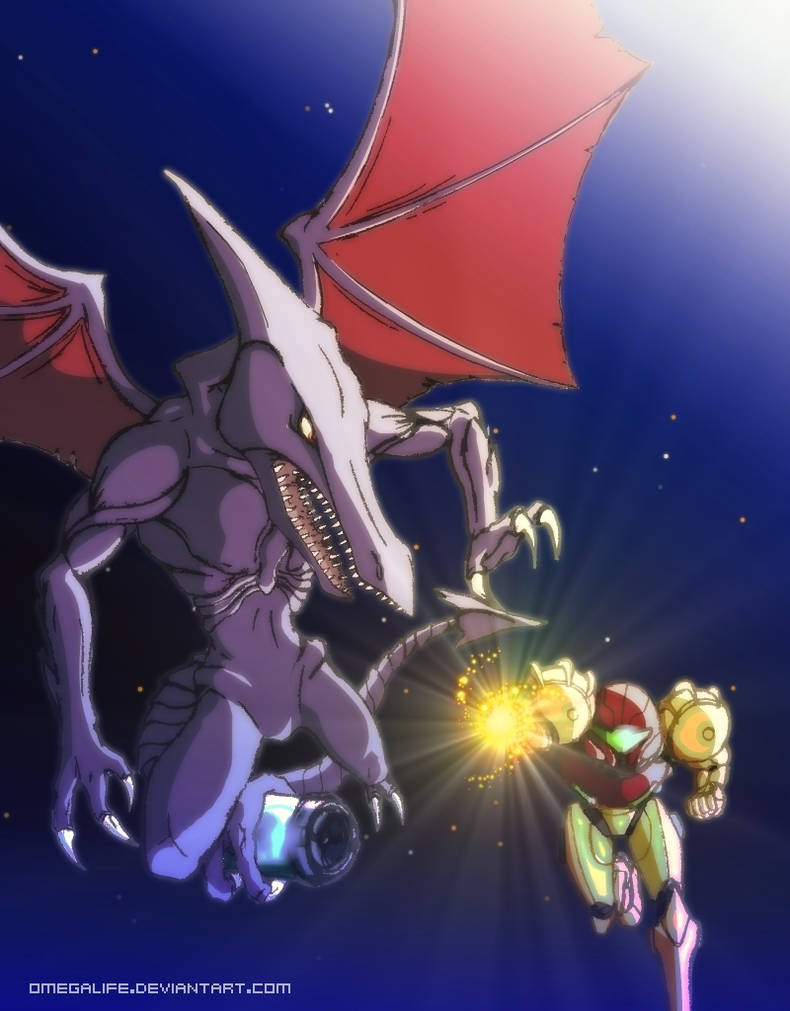 Ridleys back by omegalife on DeviantArt