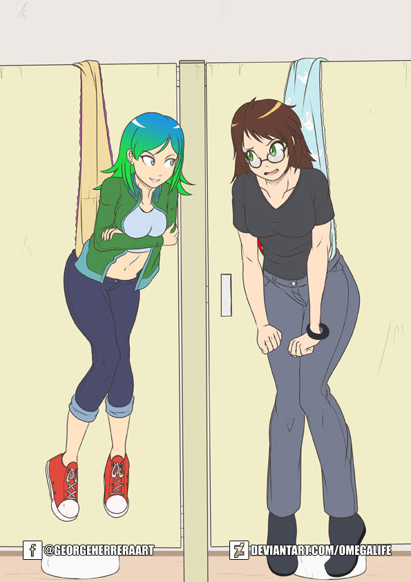 Double Hanging Wedgie COMMISSION by omegalife on DeviantArt