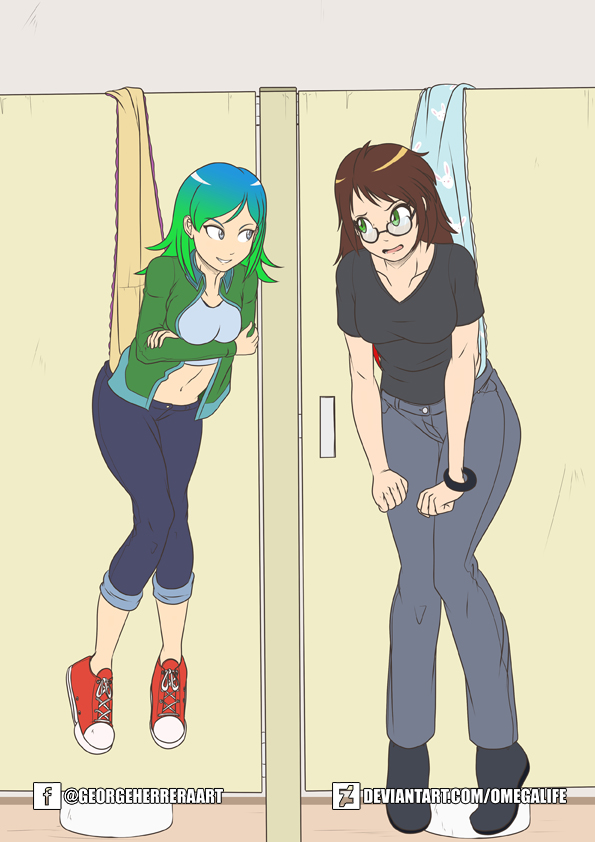 Double Hanging Wedgie COMMISSION by omegalife on DeviantArt