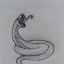 White Snake - Traditional Drawing