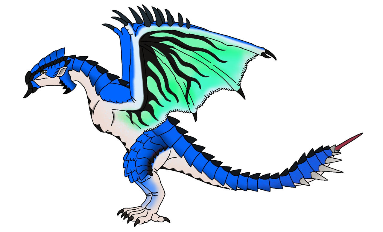 Azure Rathalos by Ognimdo2002 on DeviantArt