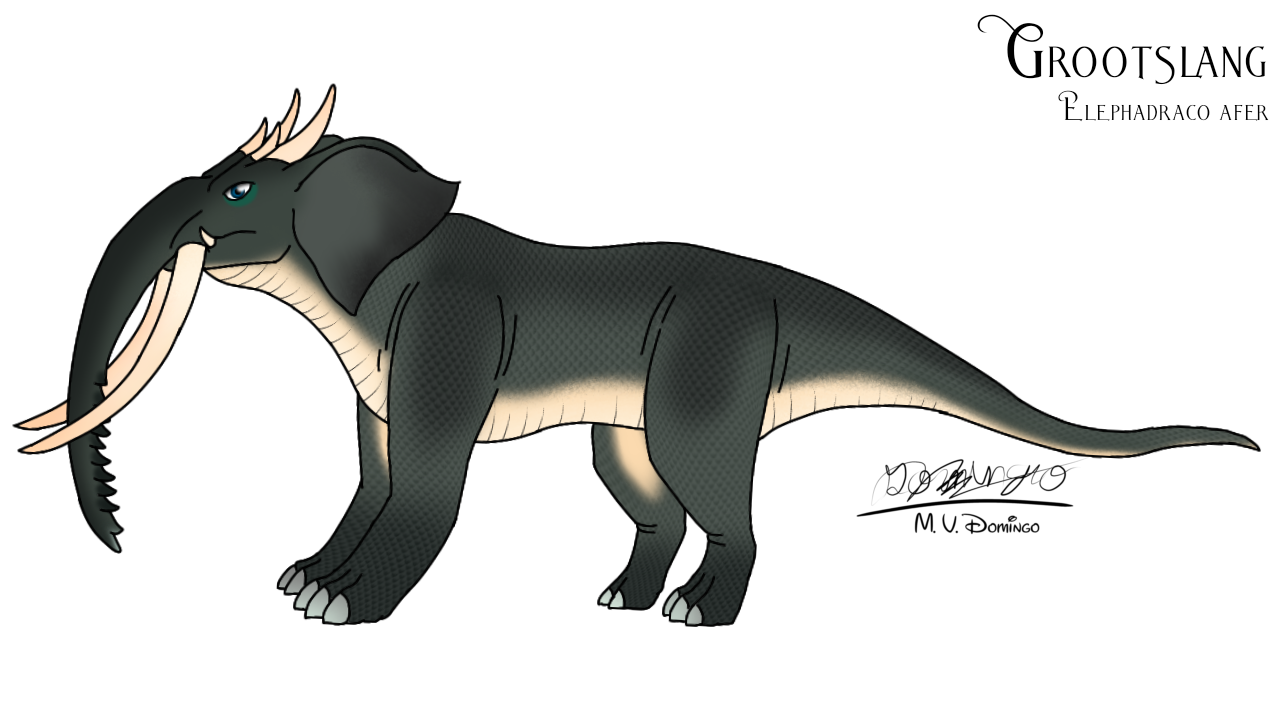 Mythic Bestiary - Mokele Mbembe by Boverisuchus on DeviantArt