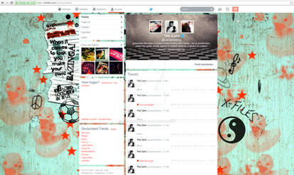 TWITTER timeline header design