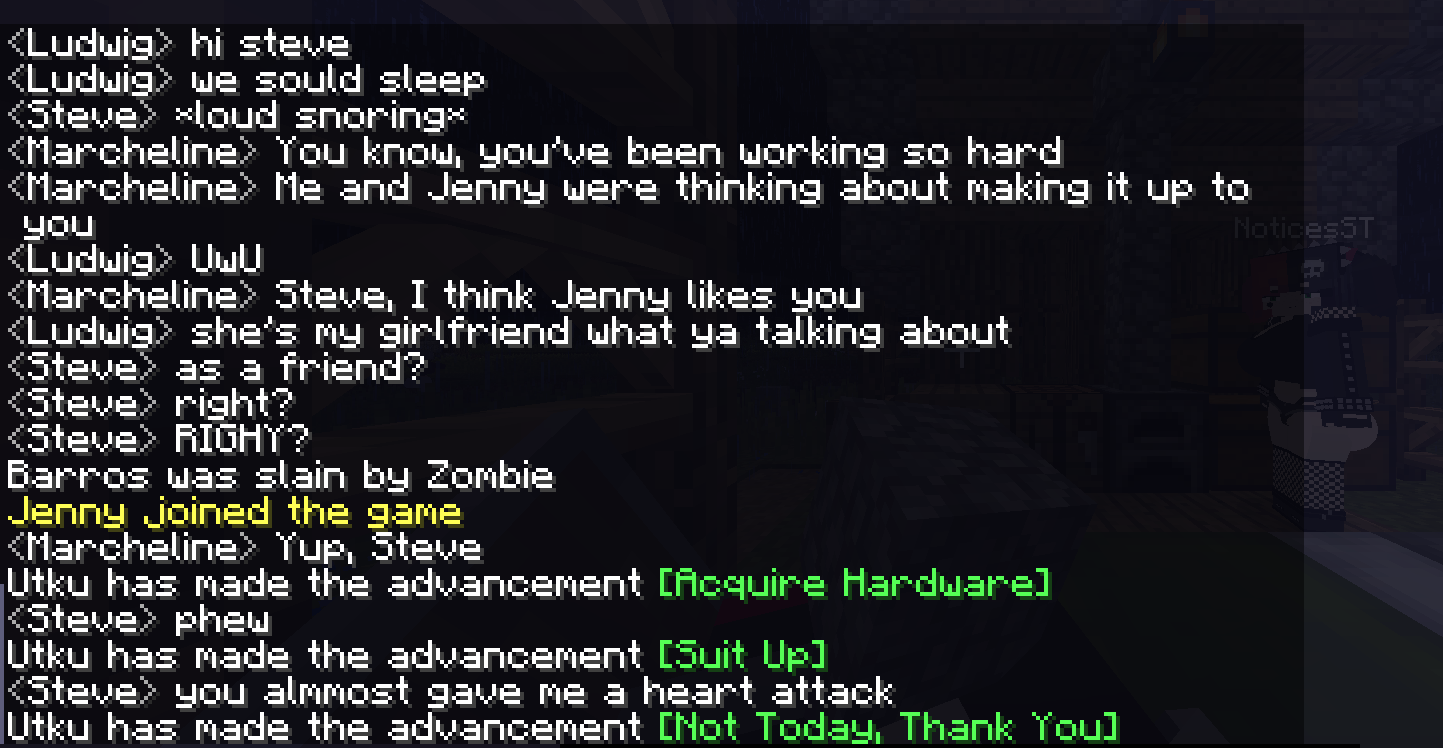 Average Minecraft Chat by GigachadUndertaleFan on DeviantArt