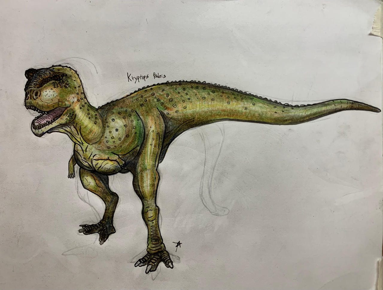 Kryoptops DINOVEMBER DAY: 2 Kryptops palaois by spinocario on DeviantArt