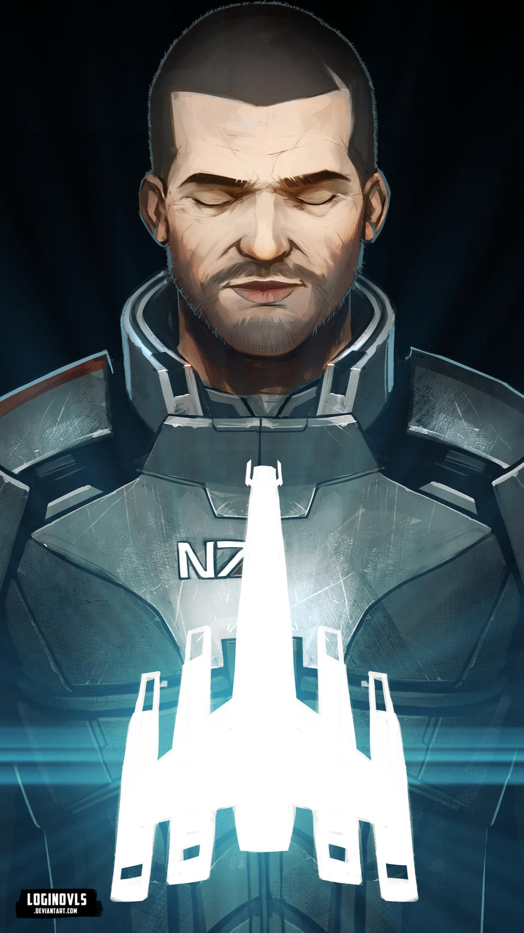 Commander Shepard - Mass Effect by LoginovLS on DeviantArt
